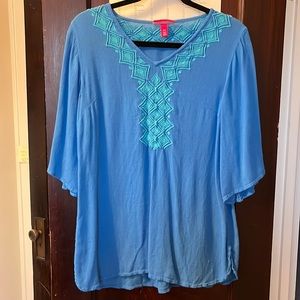 Lilly Pulitzer Blue Blouse!